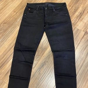 Hudson Womens Black Skinny Jeans